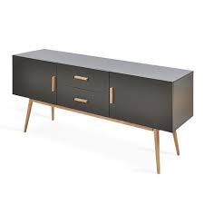 Modern Minimalist Dark Wood Coffee Table Tv Cabinet White Section Of The Nordic Creative Living In 2020 Dark Wood Coffee Table Wood Bedroom Decor Dark Wood Furniture