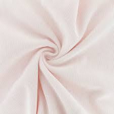 Upholstery fabric by the yard. Billie Plain Ribbed Velvet Fabric Light Pink Color Ma Petite Mecerie