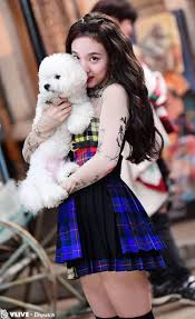 Finding the right dog can make a positive difference in a senior's life. Who S Cuter Nayeon Or The Dog Twicemedia