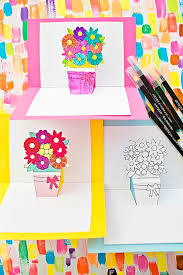 Press the card with hand for the glue to dry. 20 Easy Mother S Day Cards The Inspiration Edit