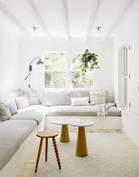 8 Ways To Make A Narrow Room Appear Wider Without Breaking Through Walls Built In Sofa Home Narrow Rooms