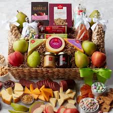 Savory gift baskets from capalbo's gift baskets. Spring Grand Fruit Snack Gift Basket Hickory Farms