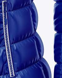 Download Glossy Women S Down Jacket Mockup Front Half Side View In Apparel Mockups On Yellow Images Object Mockups