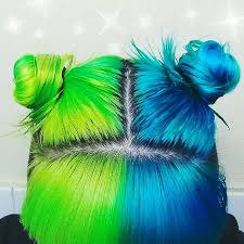Black And Neon Green Hair Split Pinterest Kittymachine With Images Half Dyed Hair Split Dyed Hair Dyed Hair