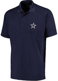 Dallas Cowboys Mens Navy Illusion Poly Synthetic Golf Shirt By Antigua 59 95 Golf Shirts Dallas Cowboys Cowboys