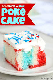 However you serve it, it's an easy and fun way to celebrate with red, white and blue! Red White And Blue Jello Poke Cake Bitz Giggles