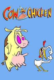 They are often antagonized by the red guy, a cartoon devil who poses as various characters to scam them. Tv Time Cow And Chicken Tvshow Time