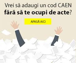 Putem să vorbim în termeni pompoși, dar preferăm ca tu să înțelegi ce ai de făcut și ce semnezi. Cate Coduri Caen Pot Fi Adaugate Prin Procedura De Adaugare Cod Caen Regnet Ro Firme È™i Pfa Online