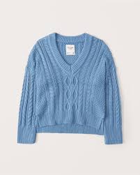 Women S Slouchy V Neck Sweater Women S Tops Abercrombie Com