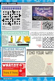 Crossword Brain Teasers Mag The Weekly
