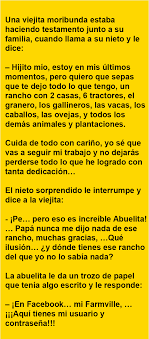 Una Viejita Moribunda Estaba Haciendo Testamento Chistes Malos Frases Humor Chistes Y Bromas