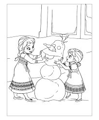 Elsa's disapproval of anna's marriage with hans: Little Elsa Coloring Page