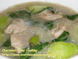 Tinolang Manok With Sotanghon Overseas Pinoy Cooking Tinolang Manok Dinner Dishes Cooking