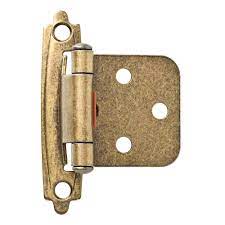 Liberty Antique Brass Self Closing Overlay Cabinet Hinge 1 Pair H0103bc Ab O3 The Home Depot In 2021 Overlay Cabinet Hinges Face Frame Cabinets Brass Hinges
