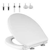 Hygie Rinse Elongated Toilet Seat with Softclose Cover, One ...