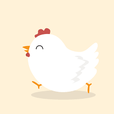 It has a docile disposition and has a yellow beak and legs. Cute Chicken Animal Vector 1886121 Vector Art At Vecteezy