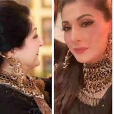 MaryamNawaz was wearing #SairaShakira at #JunaidSafdar's Dholki! We can see  her wearing her Mother's Jewellery! Absolutely Gorgeous! @sairashakira  #maryamnawaz #junaidsafdar #junaidsafdarwedding #maryamnawazsharif  #ayeshasaifkhan #pakistaniwedding ...