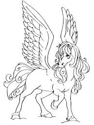 I have always been a huge fan of fantasy books and movies, where unicorns and pegasuses…pegasi?…um, more than one pegasus make frequent appearances. Printable Beautiful Pegasus Coloring Page For Both Aldults And Kids