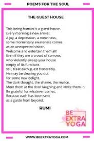 The Guest House By Rumi A Poem For The Soul Be Extra Yoga