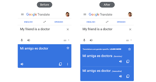 Computer android iphone & ipad. Google Ai Blog A Scalable Approach To Reducing Gender Bias In Google Translate