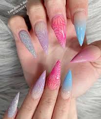 Iridescent rose gold ombre nails. 22 Cute Ombre Summer Nails 2020 Ideas Stylish Belles