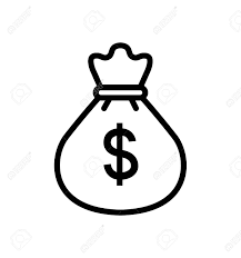 No need to register, buy now! Money Bag Outline Icon Vector Isolated On White Royalty Free Cliparts Vectors And Stock Illustration Image 136452187