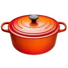 From coq au vin to arroz con pollo, this beautiful, versatile round french oven by le creuset is a wonderful staple for getting the job done, and the. Le Creuset 6 7l Round French Oven Flame Zest Kitchen Shop