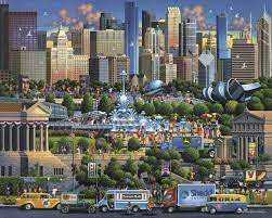 That's right, some quality time solving a complex jigsaw puzzle piece can prove to . Amazon Com Dowdle Folk Art Jigsaw Puzzle Chicago 1000 Pc Toys Games