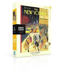 Finished puzzle measures 22 by 28. 1000 Piece New York Puzzle Company