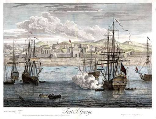 History of Fort St George in Madras
