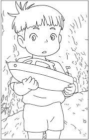 Plus, it's an easy way to celebrate each season or special holidays. Sosuke From Ponyo Coloring Page Free Printable Coloring Pages For Kids