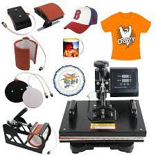 5 In 1 Heat Press Machine For T Shirts 12 X15 Combo Kit Sublimation Swing Away 700161260182 Ebay Heat Press Machine Printable Heat Transfer Vinyl Heat Press