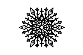 Download Crystal Snowflake Svg Cut File By Creative Fabrica Crafts Creative Fabrica SVG Cut Files