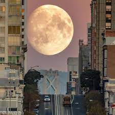 Is today a full moon in california. Supermoon Rising Over California Street In San Francisco By Tony Cheng Sanfrancisco Sf Bayarea Alwayssf Goldenga Beautiful Moon Shoot The Moon Night Skies