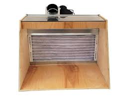 Control fumes and keep your studio space clean. Diy Hobby Spray Booth Filter Rack Vent Works