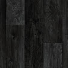Black Dark Grey Wood Effect Plank Vinyl Flooring Foam Backed Lino 2m 3m Kitchen Ebay Black Hardwood Floors Grey Vinyl Plank Flooring Black Vinyl Flooring