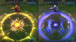 Progression reel for the stages eclipse leona's spawn animation went through. Solar Eclipse Leona Vs Lunar Eclipse Leona Skin Comparison League Of Legends Youtube