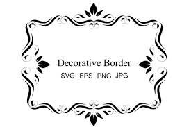 Download Fancy Border Graphic By Artbyliz Creative Fabrica PSD Mockup Templates