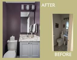 It's great to be able to decorate your powder room or half bath in the style that you please, especially when you know how to make the most of a small space. Powder Room Remodel Upper Arlington Before After Collage The Cleary Company Remodel Design Build The Cleary Company