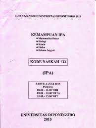 Maybe you would like to learn more about one of these? Soal Um Undip 2013 132