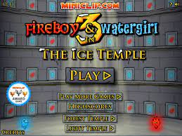 In this challenging game, it's your job to figure out a way to get both fireboy and watergirl to the end of the level without mixing fire and water. Fireboy Watergirl In The Ice Temple Fireboy And Watergirl Games Play More Games