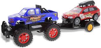 Before you go shopping for a truck or suv that's ready to haul what you have in mind, shop. Buy Mozlly Monster Truck And Trailer Towing Suv Truck Toy Car Friction Push Powered Hauler Play Set Monster Truck Toy For Boys Girls Trucks For Outdoors Beach Sandbox Colors