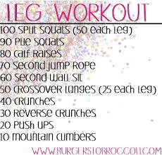 If you want to start working out at home with no equipment, here is a video that has some best exercises which you can start doing without leaving looking for a great home workout program? Pin By From Burgers To Broccoli On Working On My Fitness Leg Workout Crossfit Leg Workout Leg Workout At Home