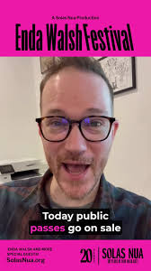 ✨🎭 All-Access Passes On Sale: The Enda Walsh Festival ✨🎭, 📅 June 20–21