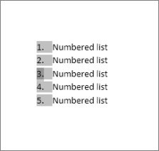 The english alphabet consists of 26 letters: Change The Numbering In A Numbered List