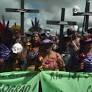 Indigenous peoples march against Brazil land time limit doctrine