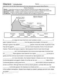 Colours worksheets and online activities. Glaciers Introduction And Types By Geo Earth Sciences Tpt