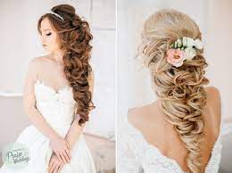 Romantic Princess Style Bridal Curls Bridal Romantic Princess Wedding Hairstyles