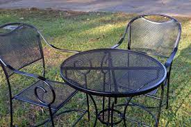 Restore Metal Outdoor Furniture To Like New