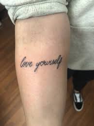 Maybe you would like to learn more about one of these? Love Yourself Tattoo Tattoos Cool Wrist Tattoos Love Yourself Tattoo